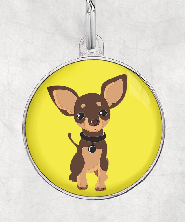 Chihuahua donkerbruin hanger