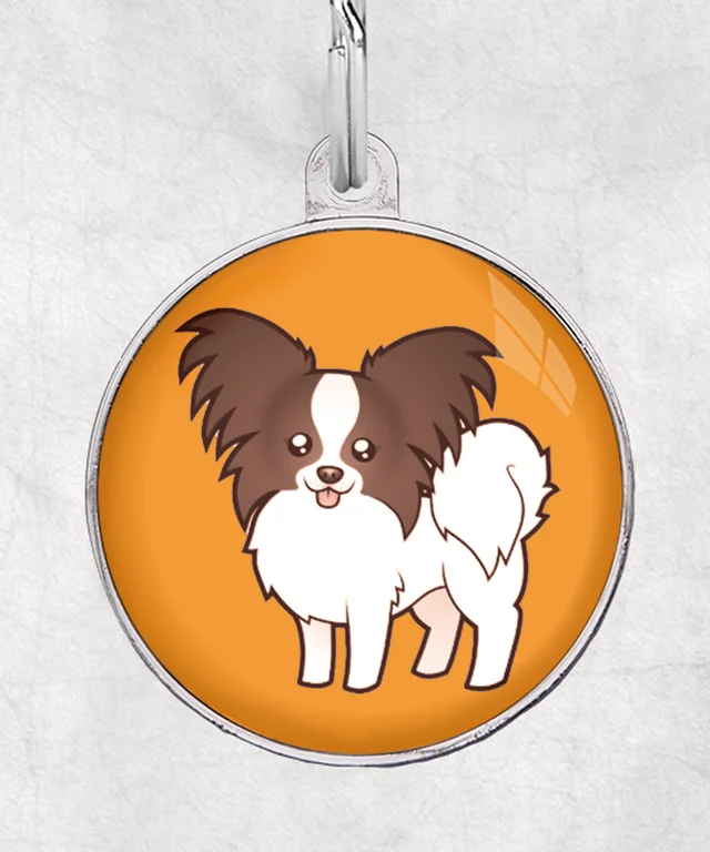 Papillion bruin