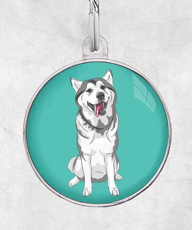 Husky grijs (bruine ogen)