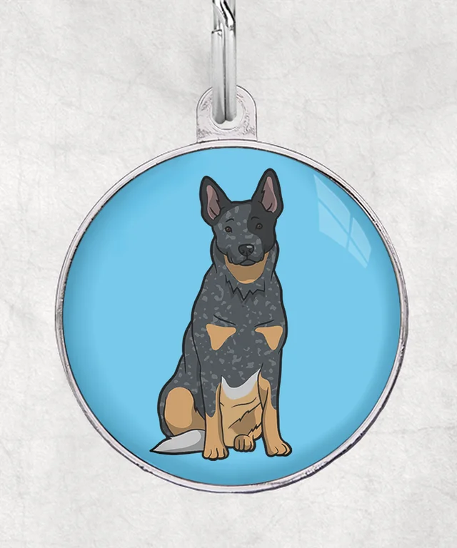 Cattle dog zwart masker