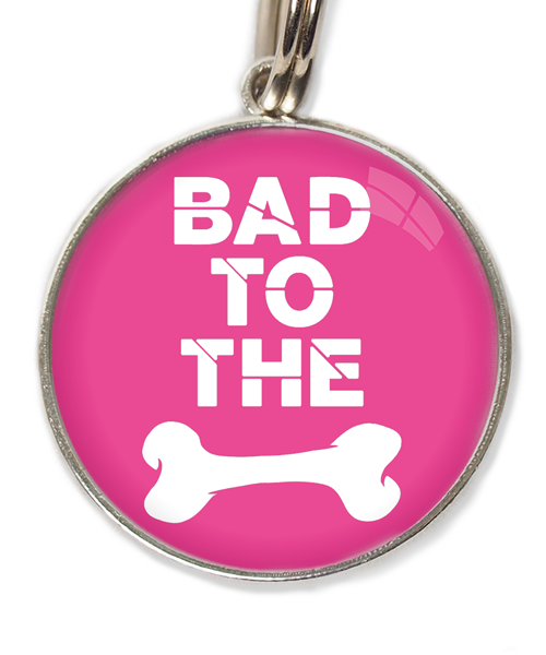 bad-to-the-bone-2-huisdierpenning-fushia