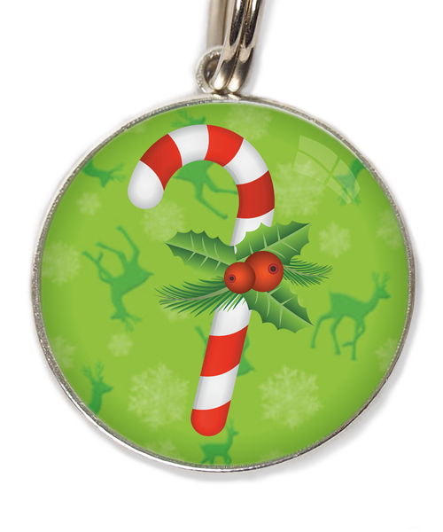 candycane-kerst-huisdierpenning