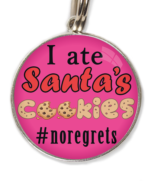 i-ate-santas-cookies-kerst-huisdierpenning-fushia