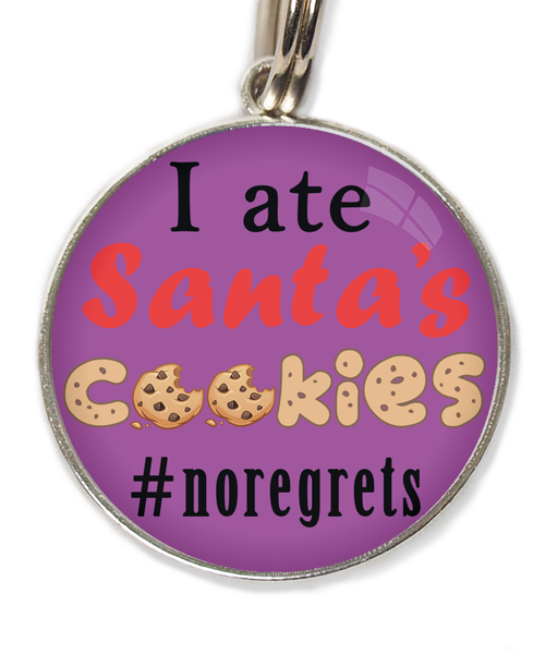 i-ate-santas-cookies-kerst-huisdierpenning-lilla