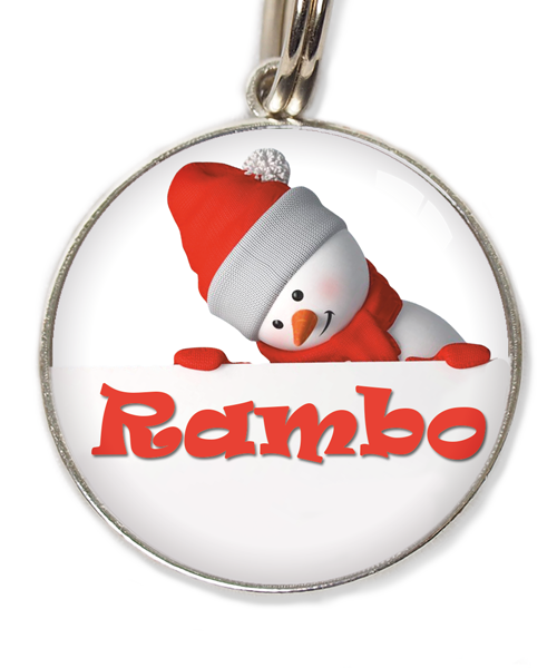 sneeuwman-met-naam-kerst-huisdierpenning-wit