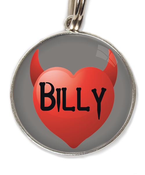 little-devil-heart-met-naam-huisdierpenning-lichtgrijs