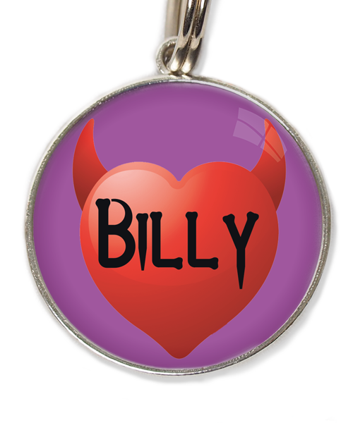 little-devil-heart-met-naam-huisdierpenning-lilla