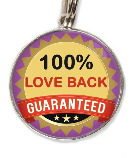 100-procent-love-back-guaranteed-huisdierpenning-lilla
