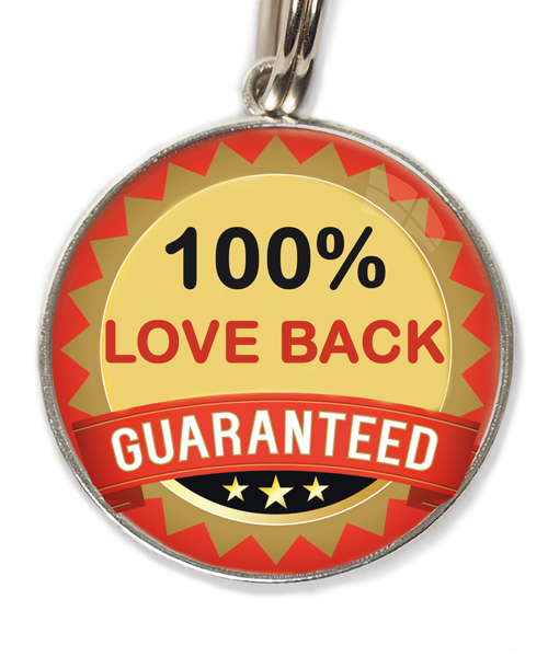 100-procent-love-back-guaranteed-huisdierpenning-rood