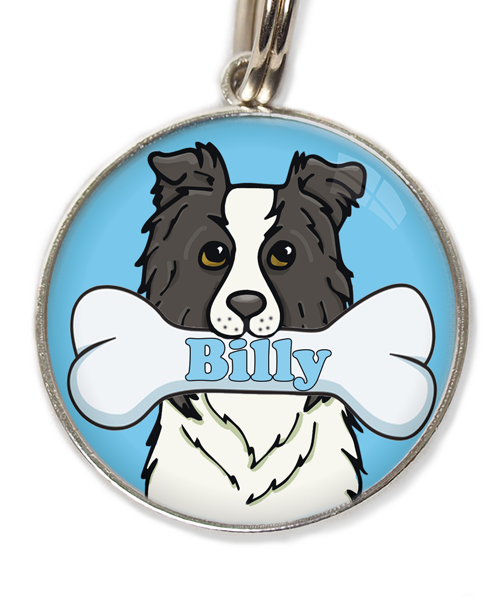 bordercollie-blauw-met-naam-huisdierpenning-lichtblauw