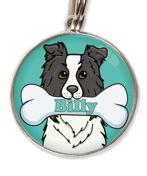 bordercollie-blauw-met-naam-huisdierpenning-turquoise