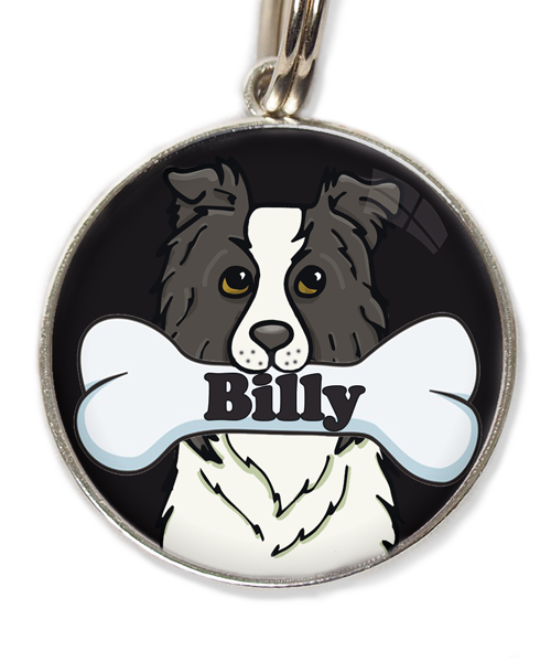 bordercollie-blauw-met-naam-huisdierpenning-zwart