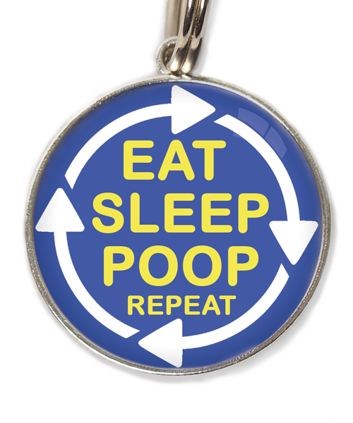 eat-sleep-poop-repeat-huisdierpenning-blauw