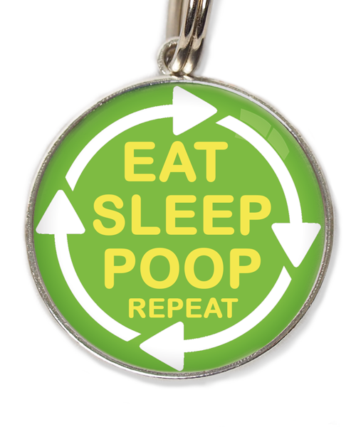 eat-sleep-poop-repeat-huisdierpenning-groen