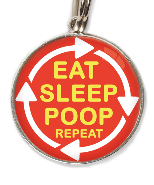 eat-sleep-poop-repeat-huisdierpenning-rood