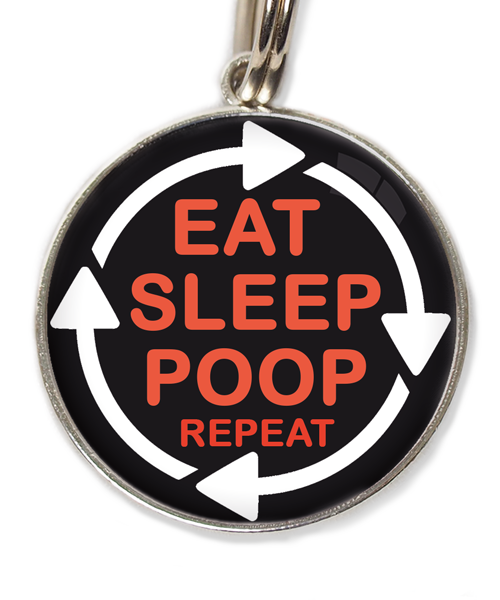 eat-sleep-poop-repeat-huisdierpenning-zwart