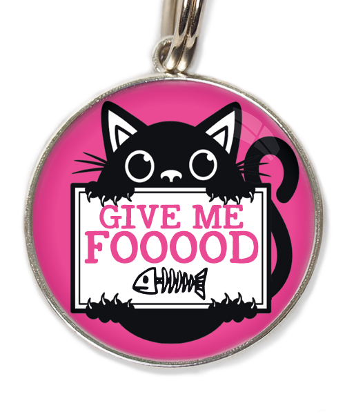 give-me-food-huisdierpenning-fushia