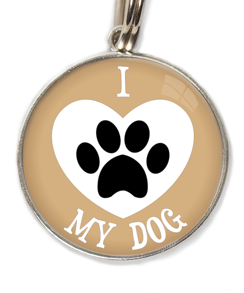 i-love-my-dog-huisdierpenning-beige