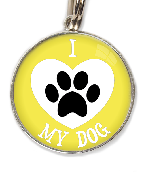 i-love-my-dog-huisdierpenning-geel