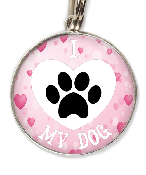 i-love-my-dog-huisdierpenning-hartjes