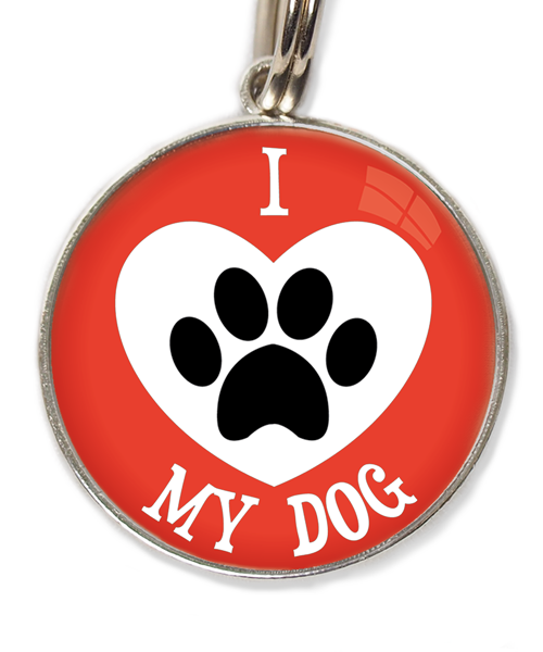 i-love-my-dog-huisdierpenning-rood