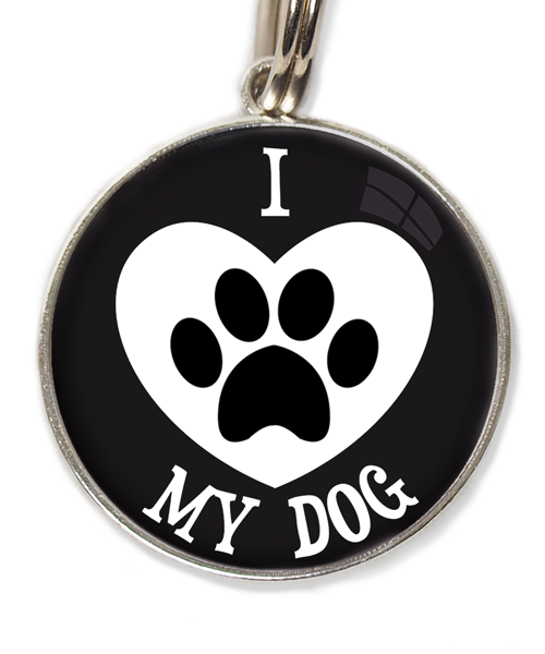 i-love-my-dog-huisdierpenning-zwart