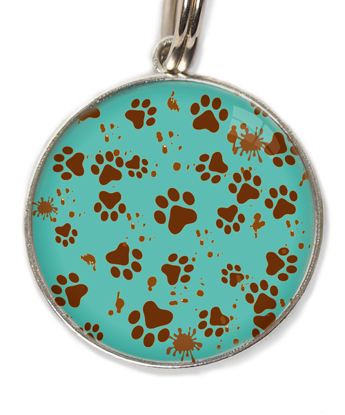 mud-paws-huisdierpenning-turquoise