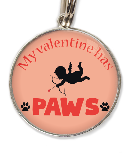 my-valentine-has-paws-huisdierpenning-peach