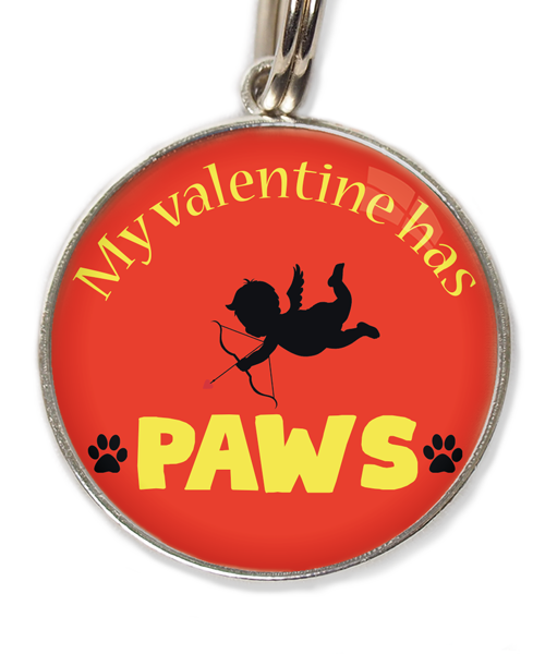 my-valentine-has-paws-huisdierpenning-rood