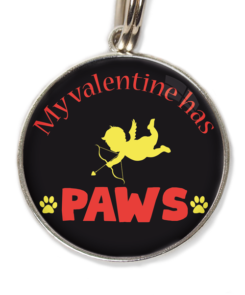 my-valentine-has-paws-huisdierpenning-zwart