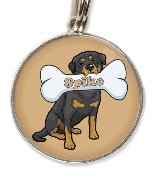 rottweiler-met-naam-been-huisdierpenning-beige