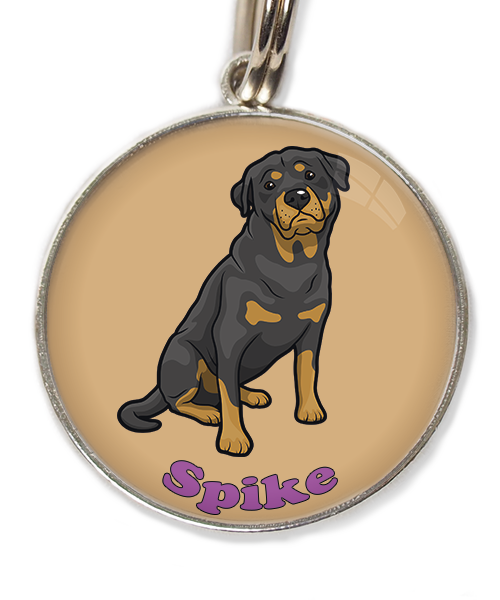 rottweiler-met-naam-los-huisdierpenning-beige