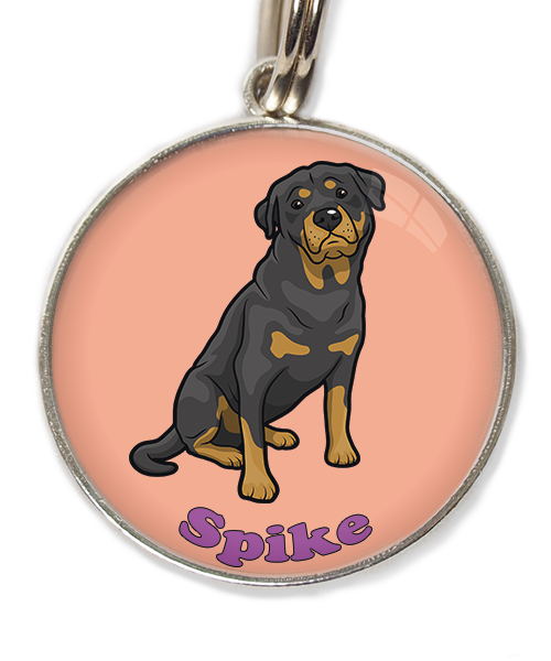 rottweiler-met-naam-los-huisdierpenning-peach