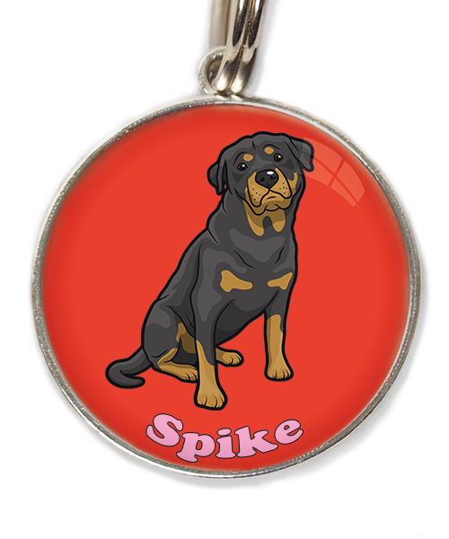 rottweiler-met-naam-los-huisdierpenning-rood