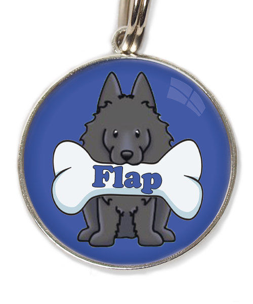 schipperke-met-naam-been-huisdierpenning-blauw