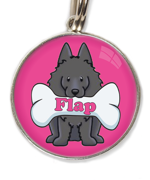 schipperke-met-naam-been-huisdierpenning-fushia