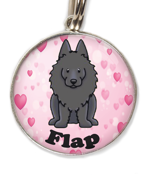 schipperke-met-naam-los-huisdierpenning-hartjes