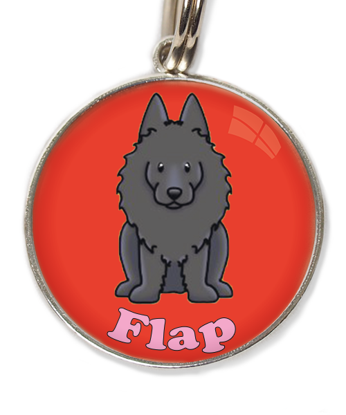 schipperke-met-naam-los-huisdierpenning-rood