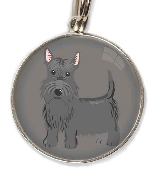 schotse-terrier-huisdierpenning-lichtgrijs