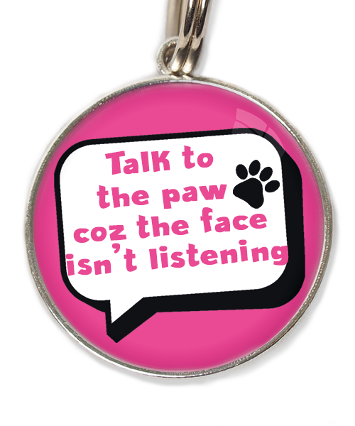talk-to-the-paw-met-naam-been-huisdierpenning-fushia