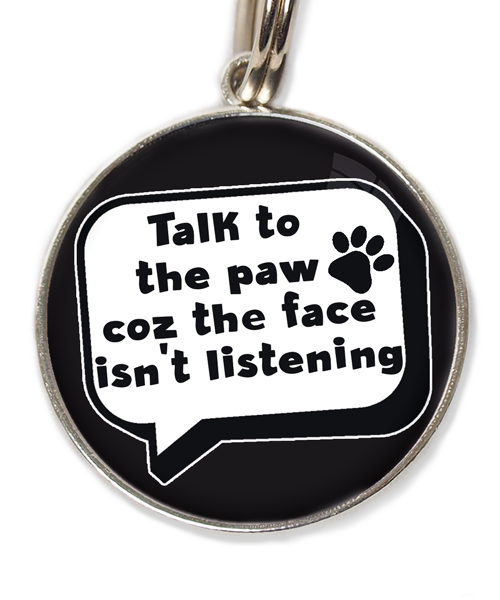 talk-to-the-paw-met-naam-been-huisdierpenning-zwart