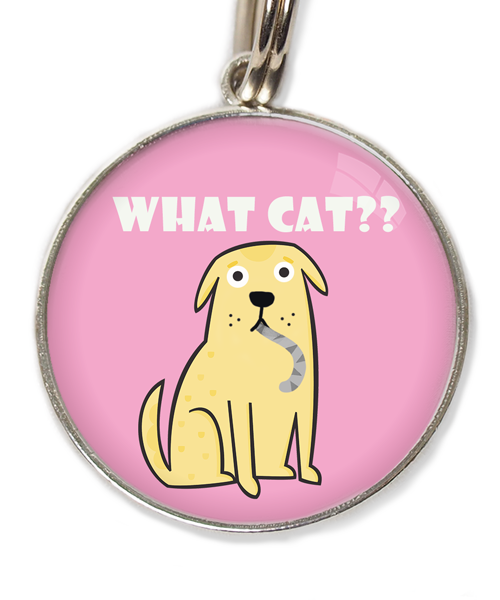 what-cat-huisdierpenning-lichtroze