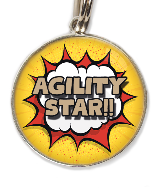 agility-star-huisdierpenning-beige