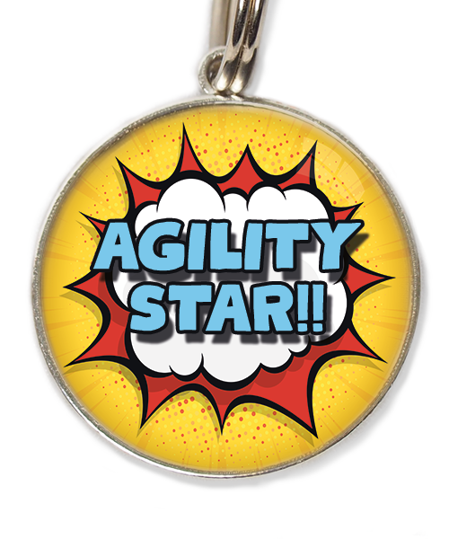 agility-star-huisdierpenning-lichtblauw