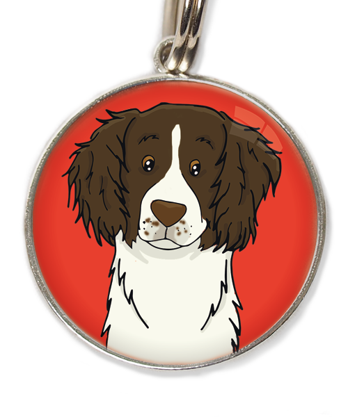 drentse-patrijshond-huisdierpenning-rood