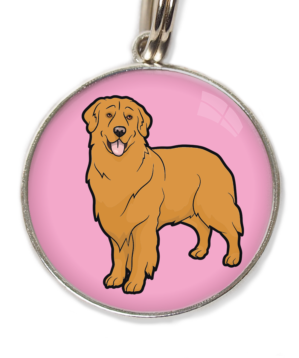 golden-retriever-orange-huisdierpenning-lichtroos