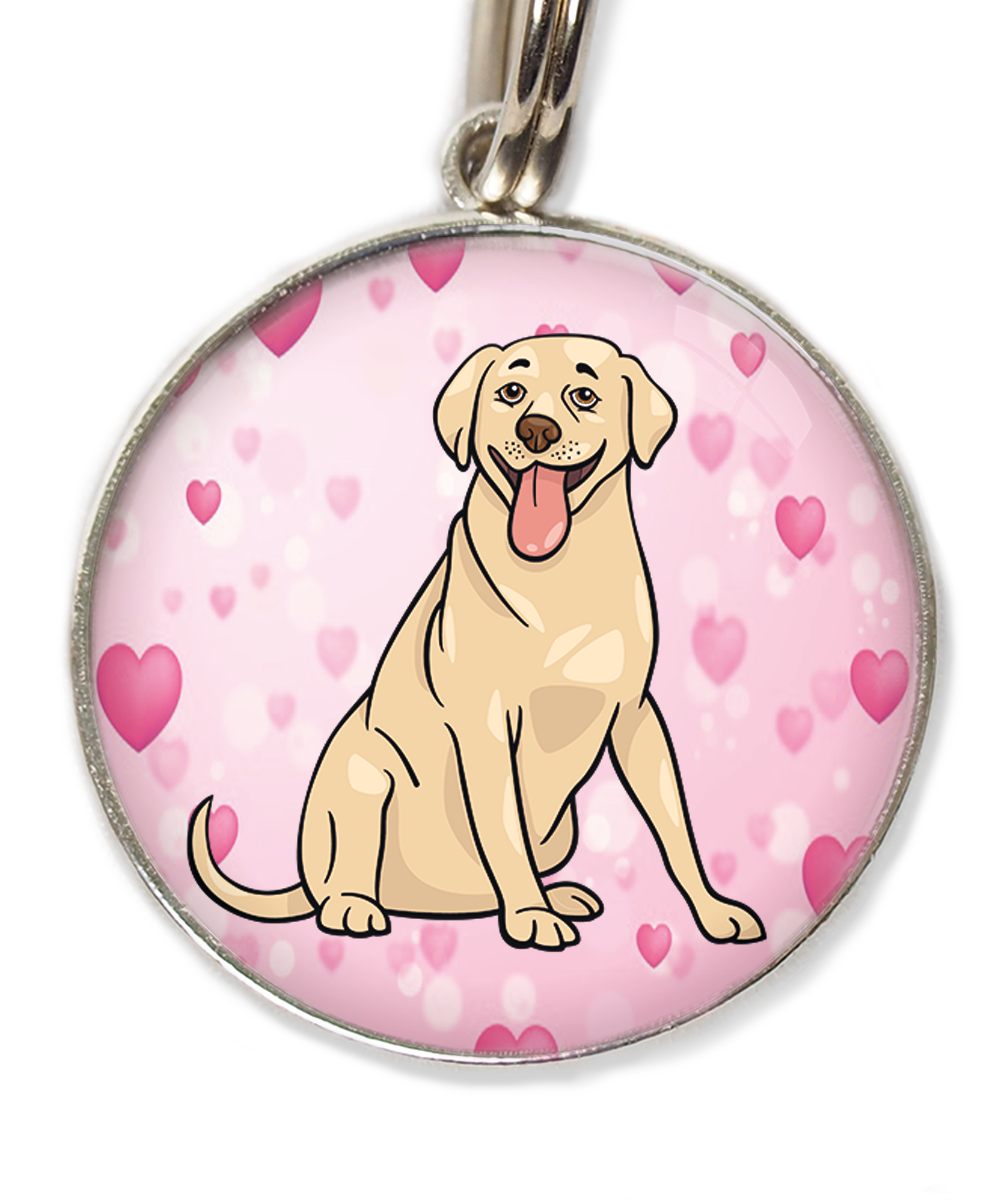 labrador-beige-huisdierpenning-hartjes