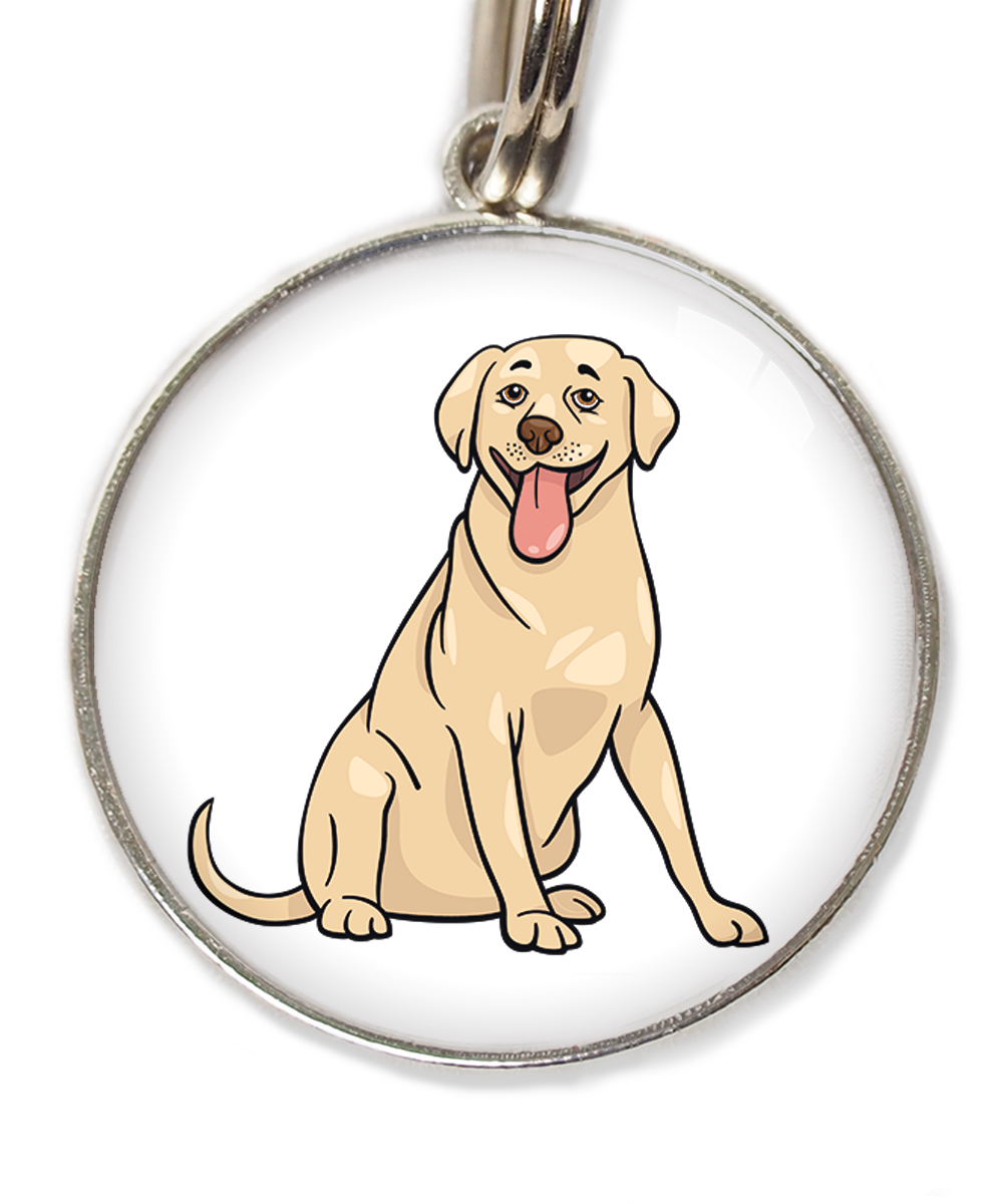 labrador-beige-huisdierpenning-wit