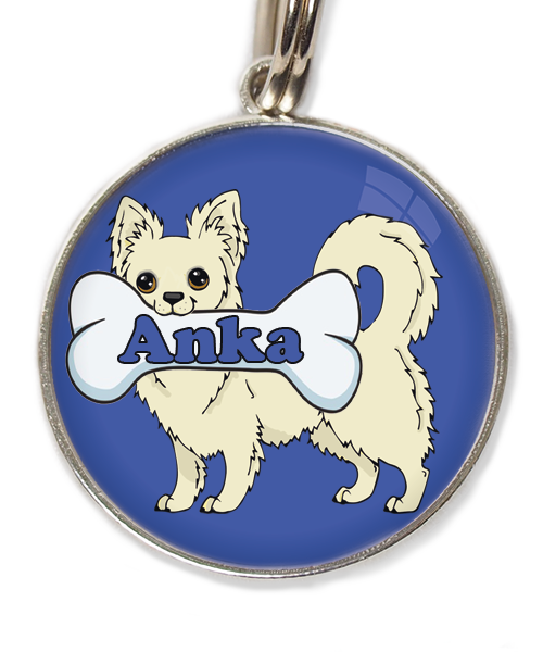 langharige-chihuahua-huisdierpenning-blauw-1