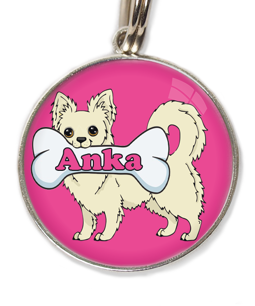 langharige-chihuahua-huisdierpenning-fushia-1